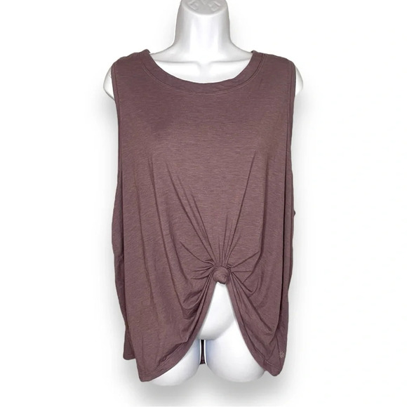 Athleta Women’s 3X Purple Knot-Front Sleeveless Tank Top - Picture 8 of 10